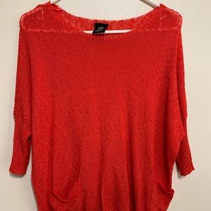 Oversized, knit sweater